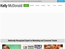 Tablet Screenshot of mcdonaldmarketing.com